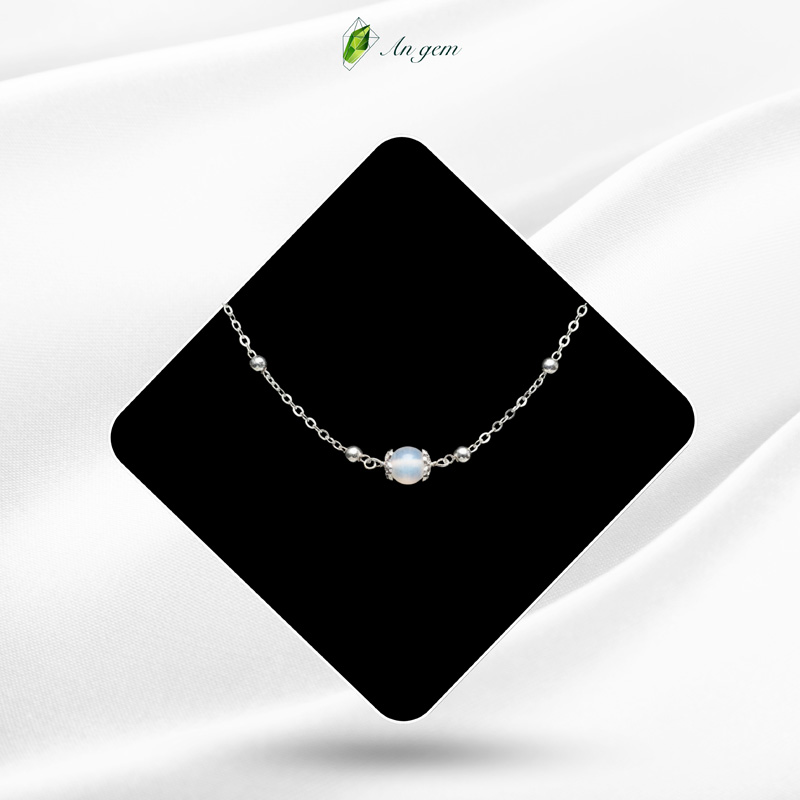 Moonstone - Mạ bạc